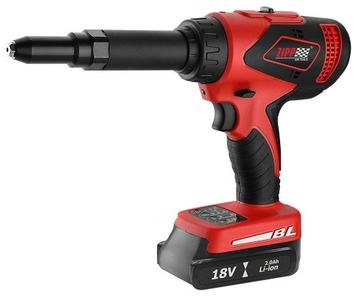 ZCR18BL CORDLESS RIVETER, 1900 LB PULLING FORCE, 1/4